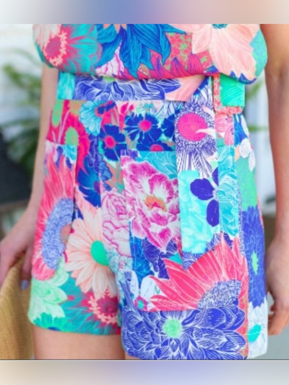 Vilagallo Avalon Villa Taranto Short multi color size 36 or us size 4 - Picture 2 of 12
